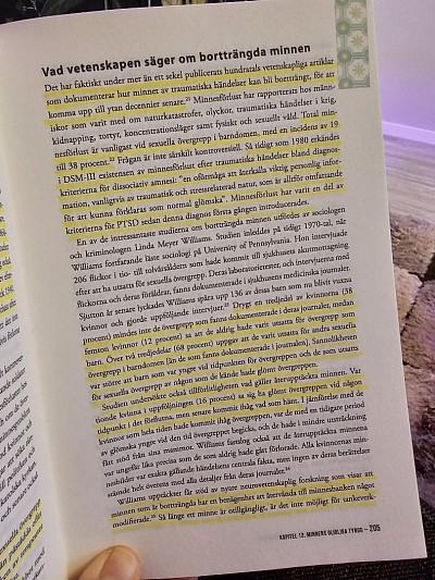 Bild på sida 205 ur Kroppen håller räkningen av Bessel van der Kolk